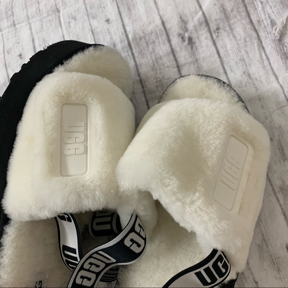 Women's UGG Disco Slide White Sheepskin - Picture 11 of 14